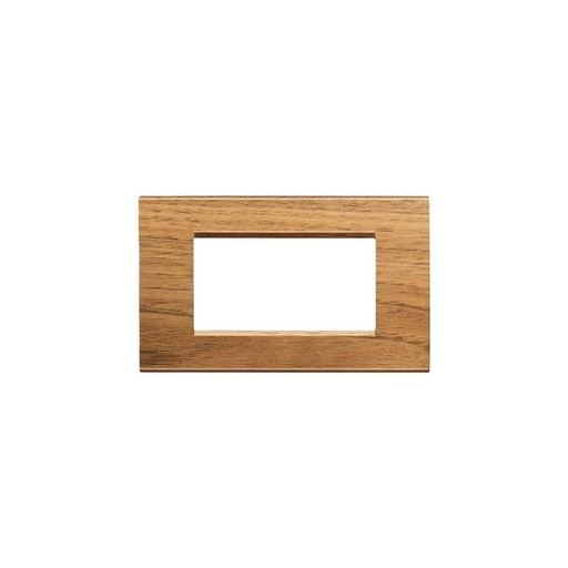 [503NU/3RN] PLACA TRIPLE PARA DADOS BTICINO COLOR MADERA
