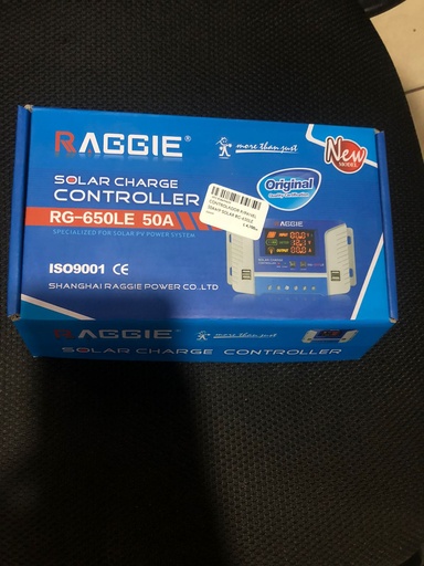 [50AMP] CONTROLADOR P/PANEL 50AMP SOLAR  RG-650LE 