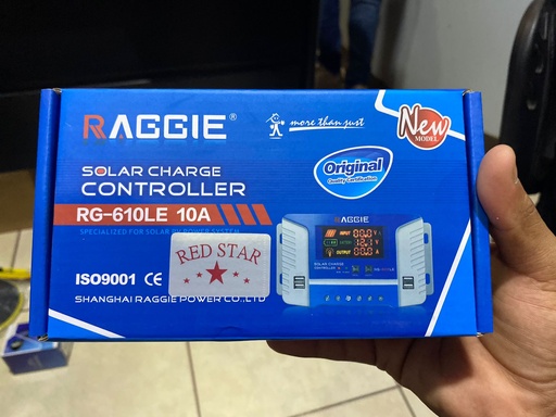 [RG-610LE] CONTROLADOR SOLAR 10 AMP RAGGIE RG610LE