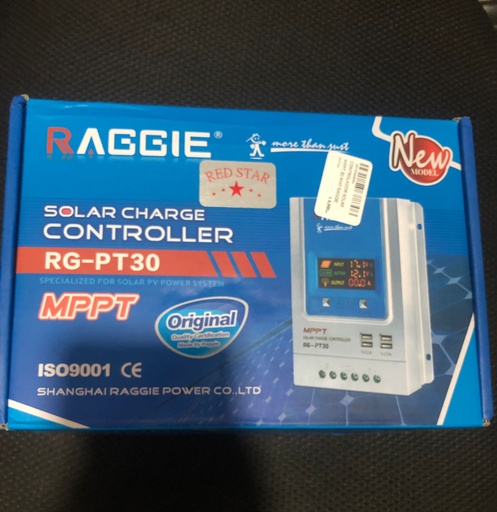 [RG-CN20-30A] CONTROLADOR SOLAR MPPT 30 AMP RAGGIE