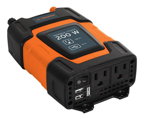 [10448] INVERSOR D/CORRIENTE TRUPER 200W 10448
