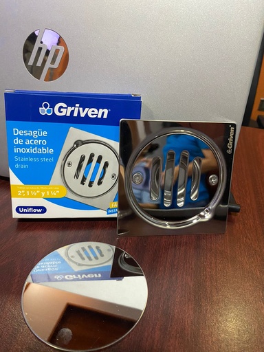 [SD-10P] PASCON D/ACERO INOXIDABLE P/BAÑO GRIVEN SD-10P