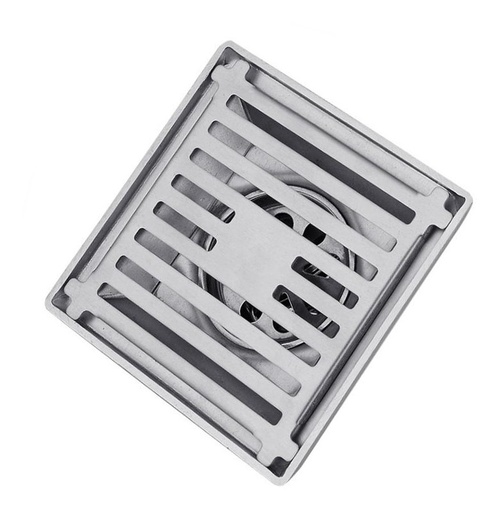 [21010] DESAGUE BAÑO ACERO INOXIDABLE 10X10CM 21010