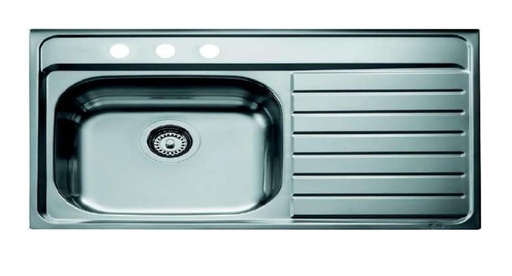[KITSM-1001S] LAVATRASTO 1 PILA 1 ESCURRIDOR IZQ. C/ACC INCOFEMAR 