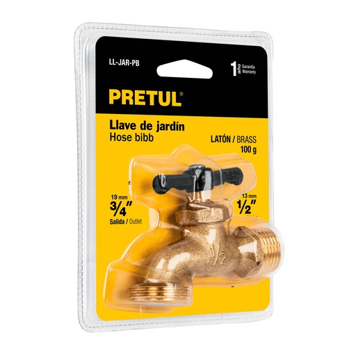 [23145] LLAVE PARA PILA 1/2 PRETUL BRONCE 23145