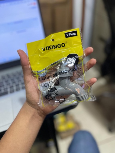 [1/2X3/4] LLAVE PARA PILA 1/2X3/4 PVC VIKINGO 