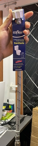 [EAS-B40] TUBO DE ABASTO P/SANITARIO 3/8x7/8 COFLEX EAS-B40