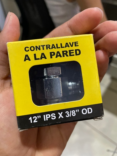 [IPS X 3/8] VALVULA ANGULO A LA PARED VIKINGO 1/2X3/8 SPC-539 CP
