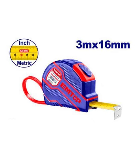 [BTH-3126 EMTP23101] EMTOP CINTA METRICA 3M CON GOMA EMTP23101