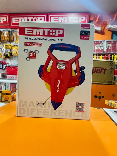 [EMTP85001] EMTOP CINTA METRICA TRIPODE 50MX12.5MM EMTP85001