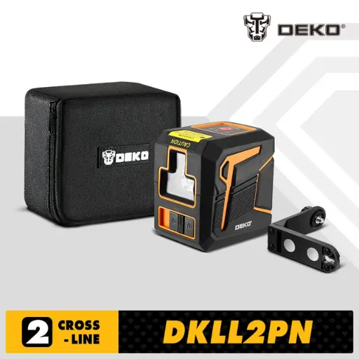 [DKLL2PN] NIVEL LASER ROJO DE 2 LINEAS DEKO DKLL2PN
