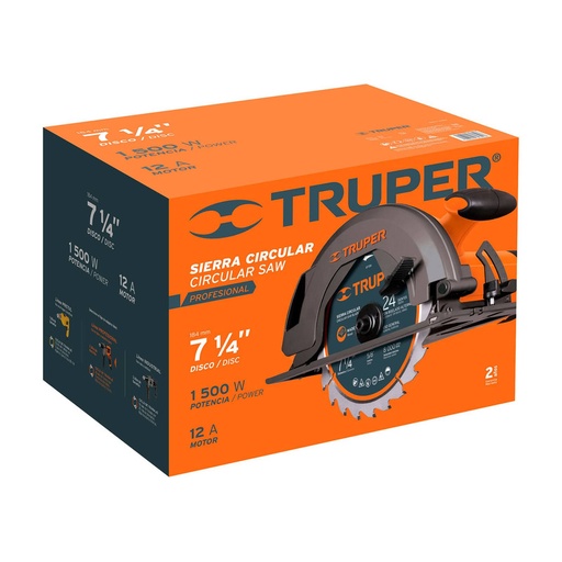 [11004] SIERRA CIRCULAR TRUPER -7-1/4A3 1500 W 11004
