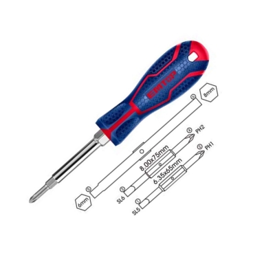 [ESDRH0602] EMTOP DESARMADOR MIXTO 6 EN 1 ESDRH0602