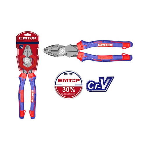 [BTH-3073 EPLRC0921]  TENAZA COMBINACION INDUSTRIAL N.9.5 CR-V BTH-3073 EMTOP EPLRC0921