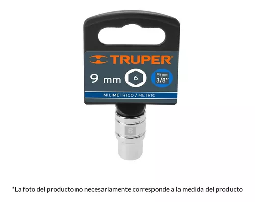 [13673] CUBO TRUPER 9MM 3/8 D-5209-HM 6PUNTAS 13673