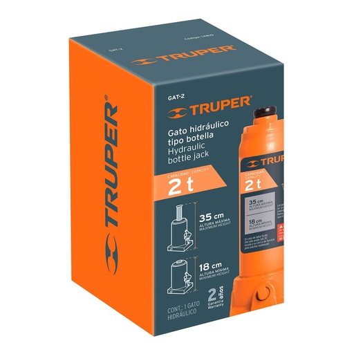 [14810] GATO HIDRAULICO 2 TON GAT-2 T/BOTE TRUP 14810