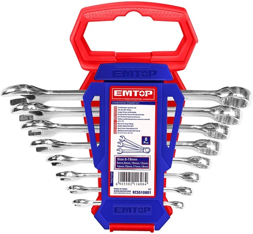 [BTH-3180 ECSS10801] EMTOP LLAVE EN JGO 6-19MM MIXTA IND. BTH-3180 ECSS10801