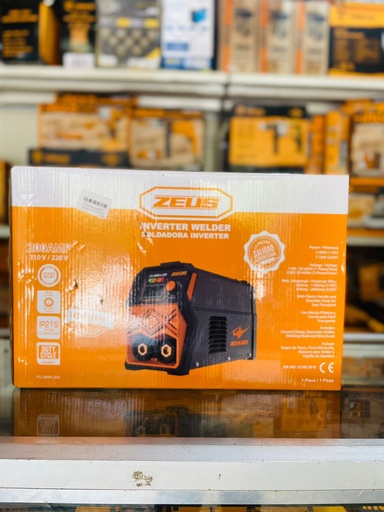 [FU-MMA-200] SOLDADORA INVERTER 200AMP-110V/220V ZEUS FU-MMA-200