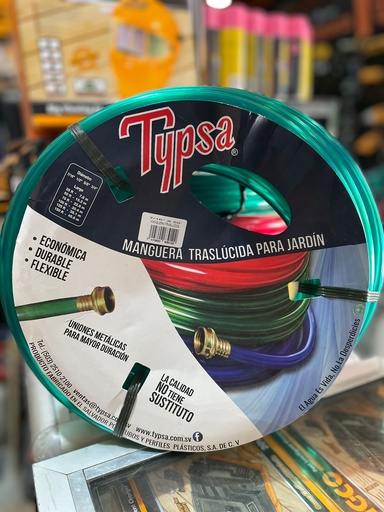 [T-50] MANGUERA PARA JARDIN TYPSA 7/16X50FT