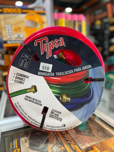[T-75] MANGUERA PARA JARDIN TYPSA 7/16 X 75FT