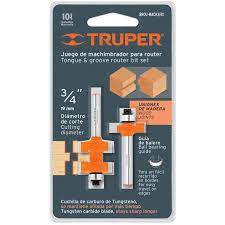 BROCA  ROUTER 3/4 TRUPER 1-PCS MACHIMBRADOR 10671