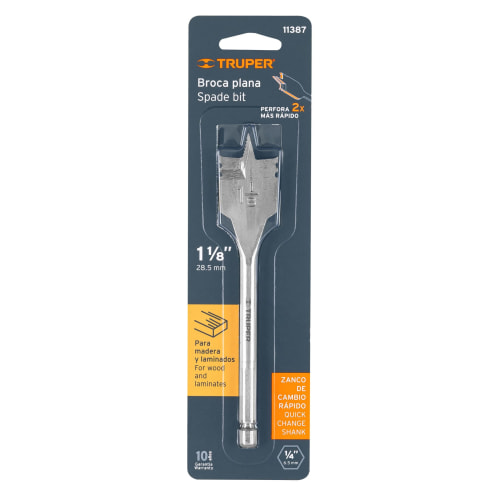 [11387] BROCA P/MADERA  1-1/8 TI/PALETA TRUPER 11387