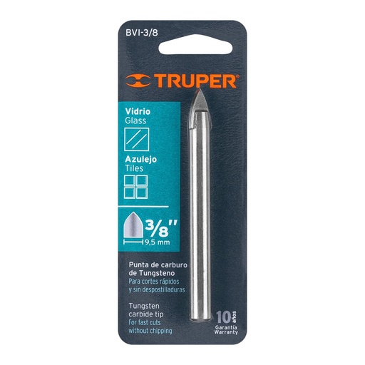 [11704] BROCA PARA CERAMICA /VIDRIO 3/8 TRUPER  11704