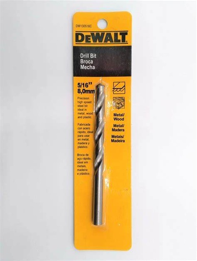 [ DW130516C] BROCA PARA HIERRO 5/16 DEWAL DW130516C