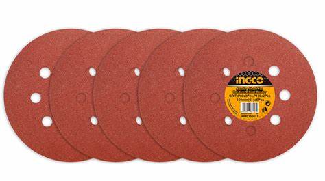[AKRS150051] DISCO DE LIJA INGCO 5PCS AKRS150051