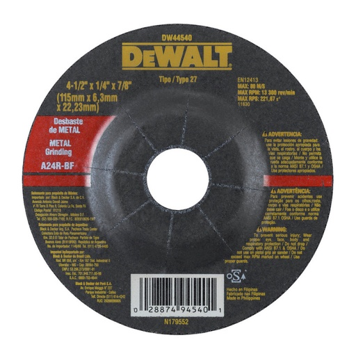 [N178382] DISCO P/PULIR 4-1/2 DEWALT