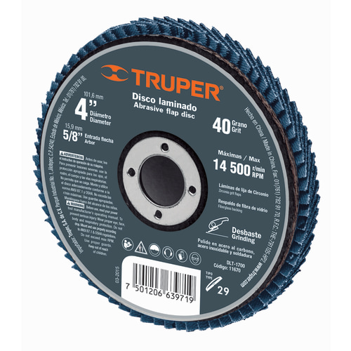 [11670] DISCO P/A CABADOS 5/8*4 GRANO TRUPER 11670
