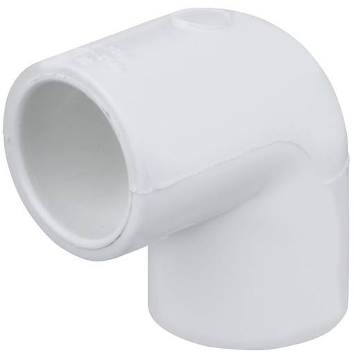 PVC CODO D/PRES. "1/2" LISO 12MM