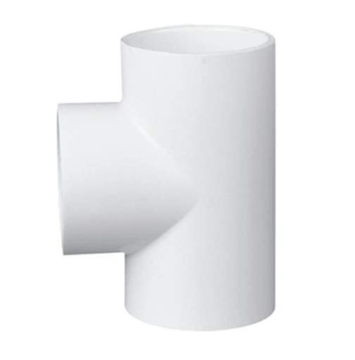 [2166] TEE PVC LISA DE PRES.1/2"