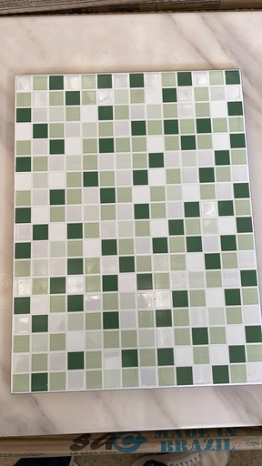 [10054023] CERAMICA AZULEJO OPORTO VERDE CAJA 25X33.4 HISP 17PIEZAS LA CAJA