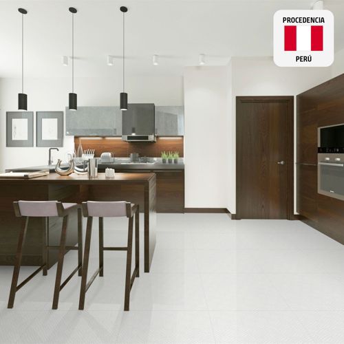 [GALA 1.90MTS 9PCS] GALA CERAMICA PARA PISO ECLIPSE WHITE 46X46 POR METRO (1.90MTS 9PCS  LA CAJA)