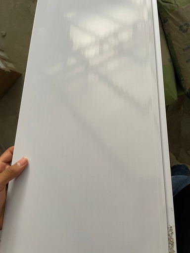 [41274] TABLILLA PVC BLANCO LISO BRILLANTE 41274