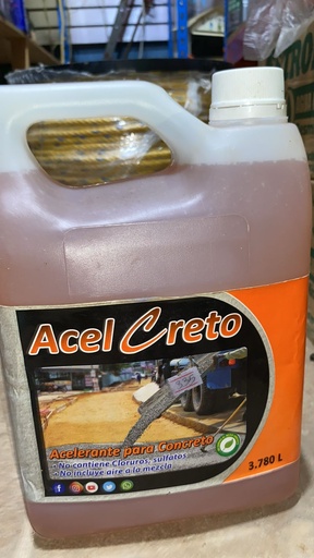 ADHERENTE ACELCRETO ACEL. P/CONCRETO  GALON