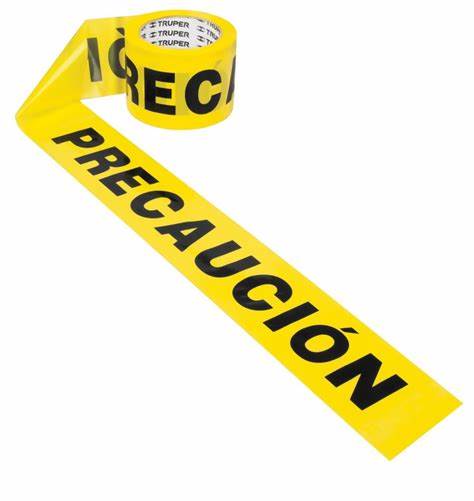 [12583] CINTA DE PRECAUCION AMARILLA 300MTS TRUPER 12583