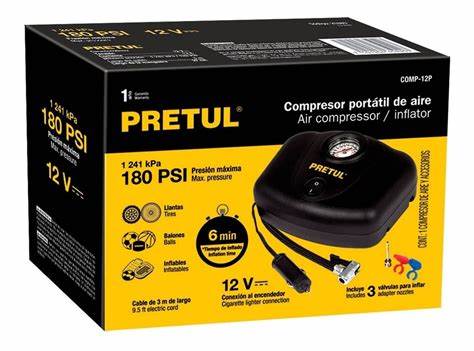 [ 21689] COMPRESOR DE AIRE P/CARRO PRETUL COMP-12P 21689