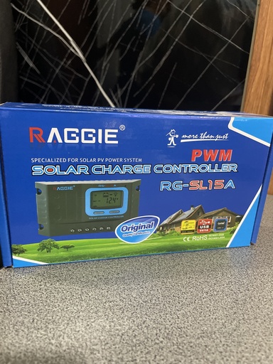 [RG-SL15A] CONTROLADOR SOLAR CHARGE 15 AMP RAGGIE RG-SL15A