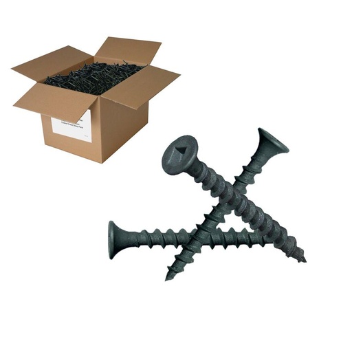 [32159] CAJA DE TORNILLO NEGRO 8X2-1/2 FIERO 100PCS