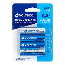[46315] BATERIA ALKALINA VOLTECK AA 4PCS