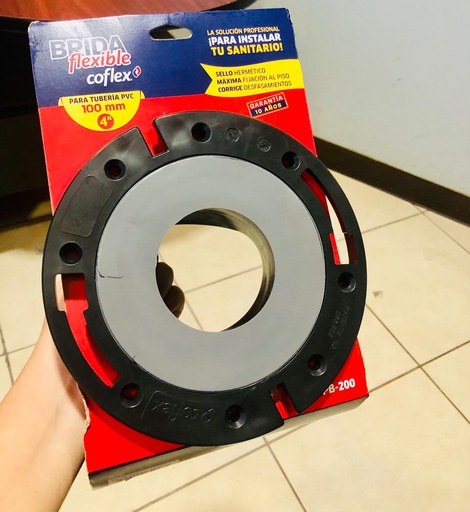 [ PB-200] BRIDA DE 4" PARA SANITARIO COFLEX PB-200 FLEXIBLE