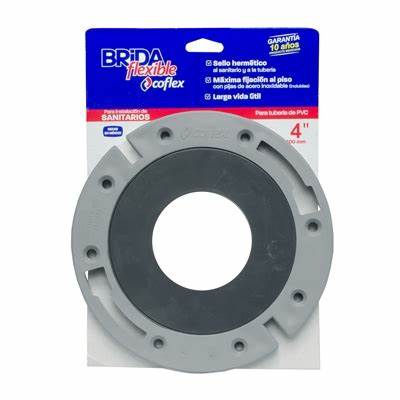 [PB-205] BRIDA FLEXIBLE COFLEX DE 4 PARA SANITARIO PB-205