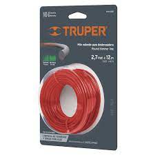 CABLE PARA SHINDAIWA EN ROLLO TRUPER ROJO 2.7X12 MTS 16945