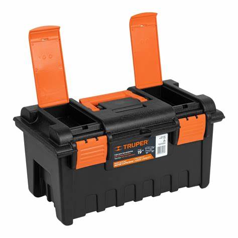 [11143] CAJA DE HERRAMIENTA 19" NARANJADA TRUPER 