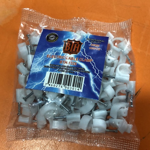 [BTH1328] GRAPA P/CABLE 08MM 100PCS BTH1328