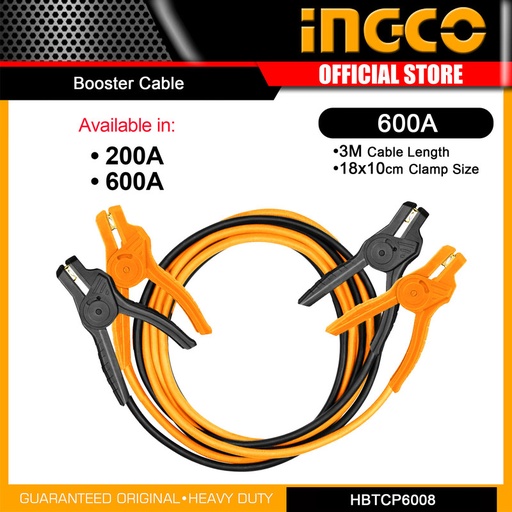 [HBTCP6008L] JUMPER P/CARRO 600AMP C/LAMPARA LED INGCO HBTCP6008