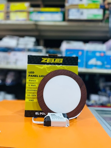 [ZEU-L-12W] LED PANEL 12W ZEUS P/TABLA YESO ZEU-L-12W