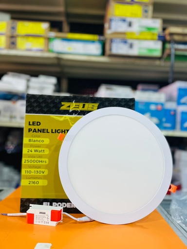 [ZEU-L-24W] LED PANEL 24W ZEUS P/TABLA YESO ZEU-L-24W